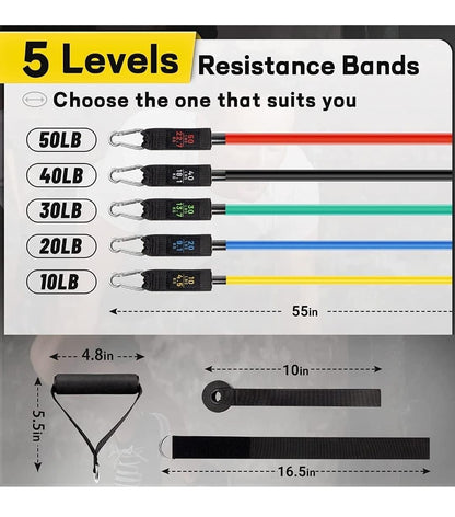 Resistance Band Set for Heavy Workout (premium product for premium people)