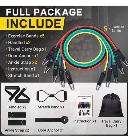 Resistance Band Set for Heavy Workout (premium product for premium people)