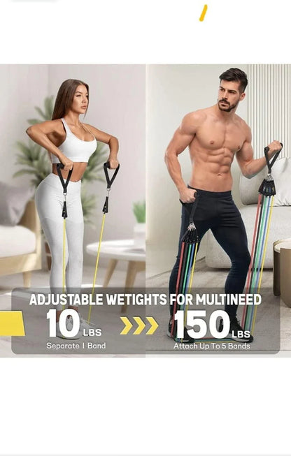 Resistance Band Set for Heavy Workout (premium product for premium people)
